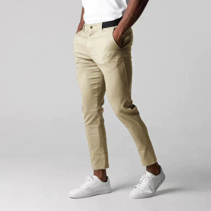 LOGAN - Slim-fit stretch chino voor heren