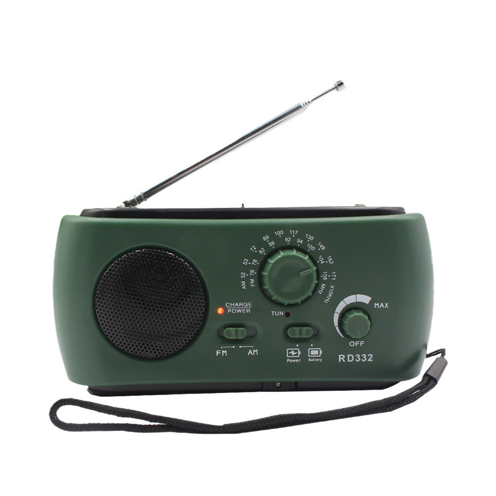 Draagbare noodradio met LED-zaklamp, USB-oplader & NOAA-ontvangst – SAFENEX StormGuard - Glamorix