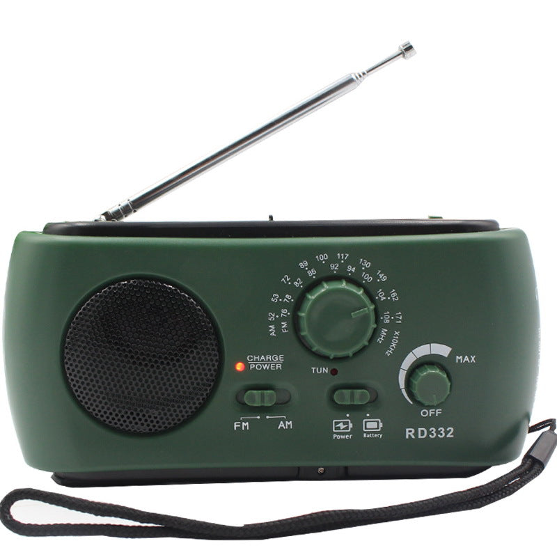 Draagbare noodradio met LED-zaklamp, USB-oplader & NOAA-ontvangst – SAFENEX StormGuard - Glamorix