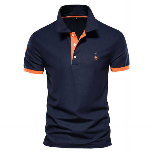 LUCAS - Klassiek tweekleurig poloshirt voor heren