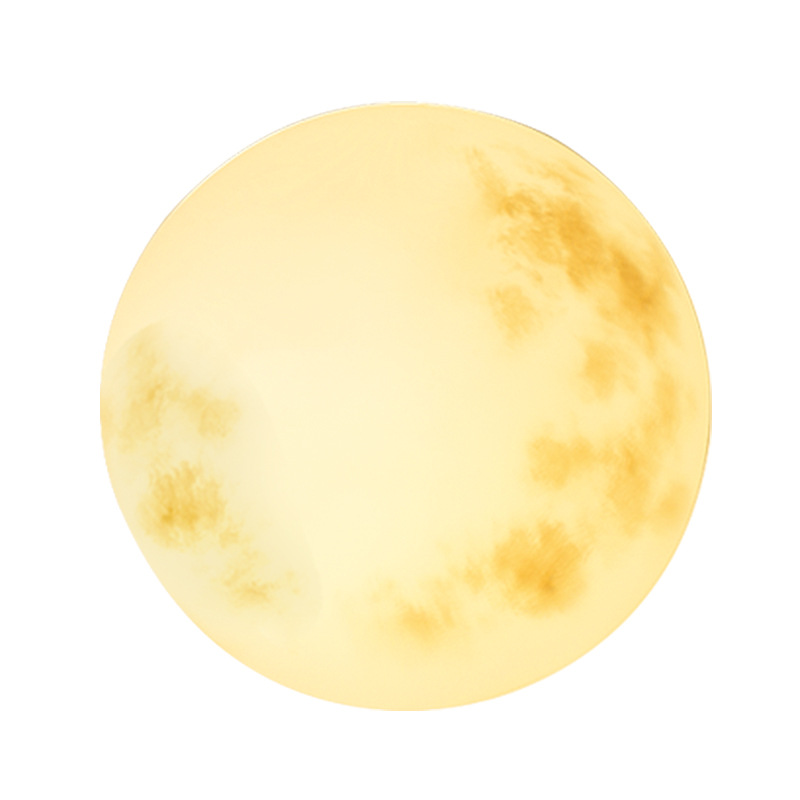 Maanvormige LED buitenlamp – waterdicht design voor tuin & terras – LUNARA GLOW - Glamorix