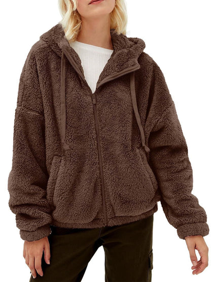 LYRA – Knusse hoodie met rits voor ultiem comfort en warmte