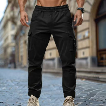 Functionele heren cargobroek met tapered fit en stoere zakken – RAVIK TAPER - Glamorix