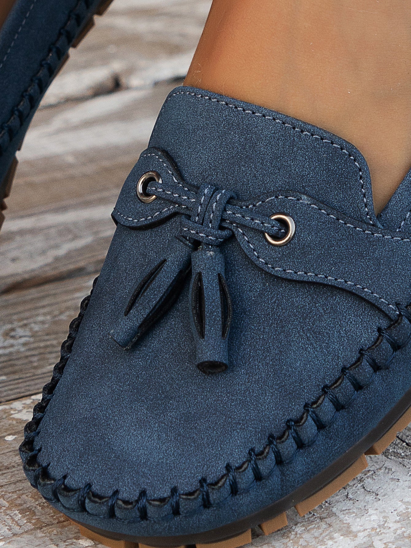Stijlvolle dames loafers met strikdetail en flexibele zool – MAIA FLEX - Glamorix