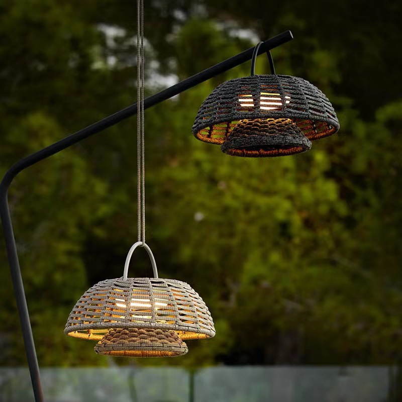 Weerbestendige LED buitenlamp van bamboe – ECOBAMBOO LIGHT - Glamorix