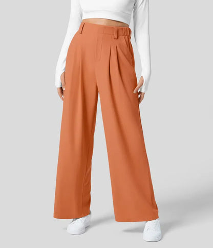 FINLEY - High-waisted broek met wijde pijpen voor dames