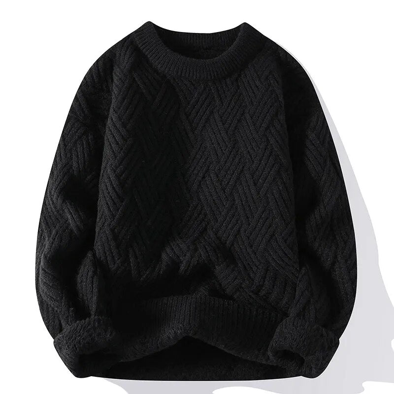 FINLEY - Cosy gebreide kabeltrui voor een tijdloze unisex stijl