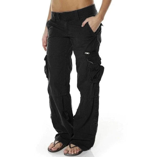 ALEXIS - Dames cargobroek met zakken voor een trendy en functionele look