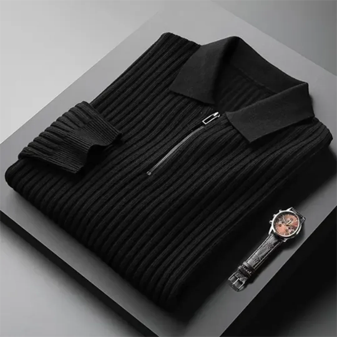 CLASSIPOL - Lange Mouwen Polo Pullover voor Heren