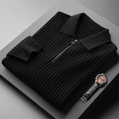 CLASSIPOL - Lange Mouwen Polo Pullover voor Heren