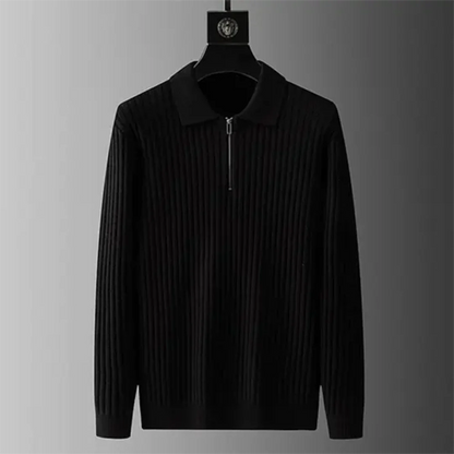 CLASSIPOL - Lange Mouwen Polo Pullover voor Heren