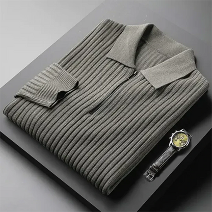 CLASSIPOL - Lange Mouwen Polo Pullover voor Heren
