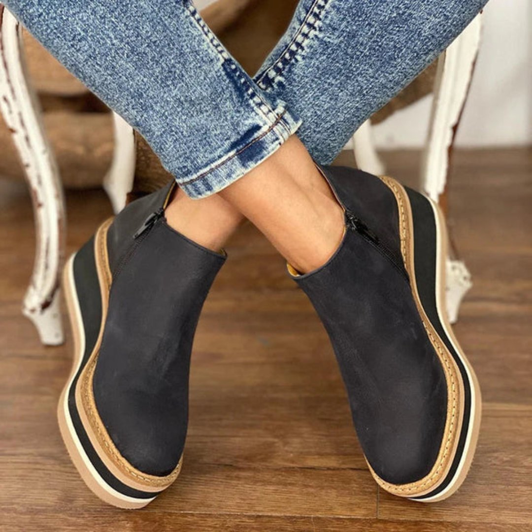 ALASKA - Casual Slip-On Wedge Laarsjes voor Comfort en Stijl