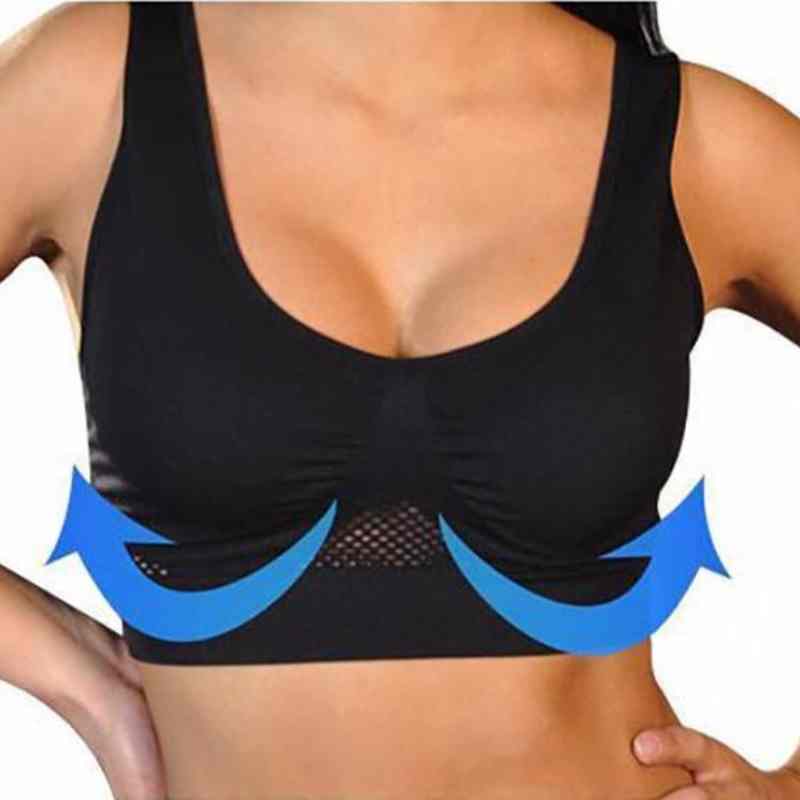 3-delige push-up bh-set met honingraatstructuur – LUNESSA LIFT - Glamorix