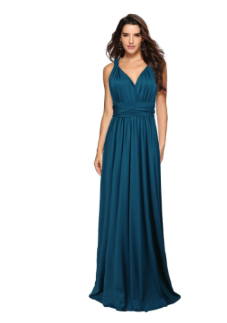 Verleidelijke maxi zomerjurk met open rug en kruislings gebonden top – AURELIA SKY - Glamorix