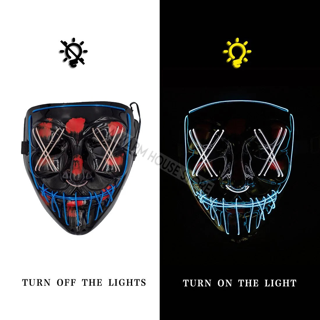 HALLOWEEN – LED Halloween masker