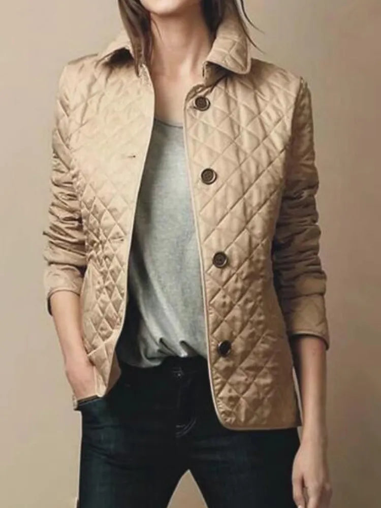 CELINE - Elegante lange winterjas met luxueuze afwerking voor dames