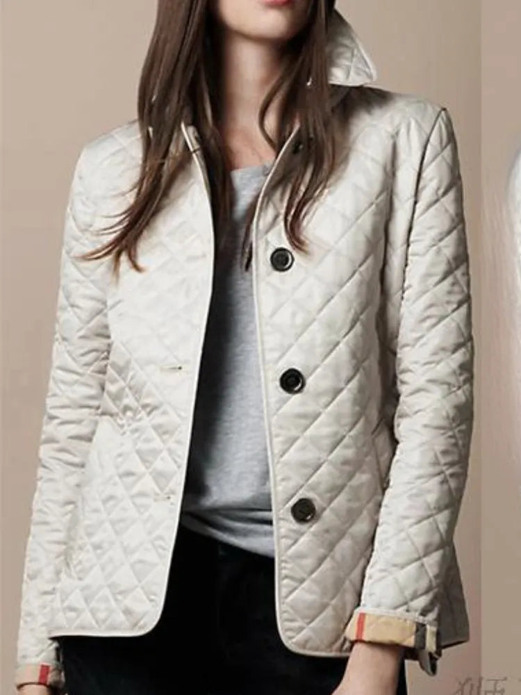CELINE - Elegante lange winterjas met luxueuze afwerking voor dames