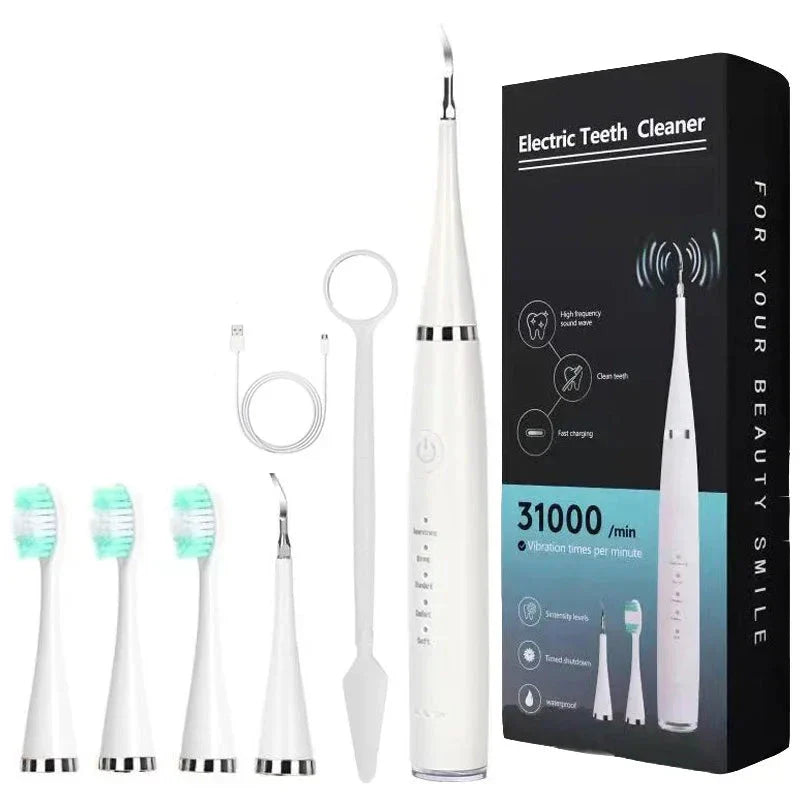 Elektrische tandreiniger tegen vlekken en tandsteen – CLEANSMILE PRO - Glamorix