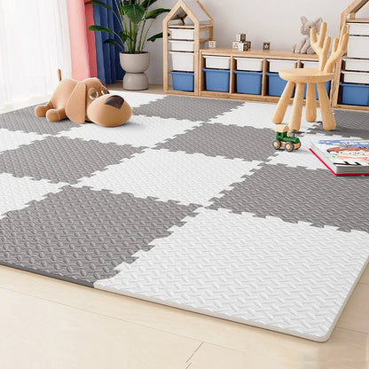 Zachte baby speelmat van foam met puzzelstukken – NUBI PLAYPAD - Glamorix