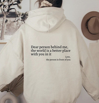 ALEX - Inspirerende unisex statement winterhoodie