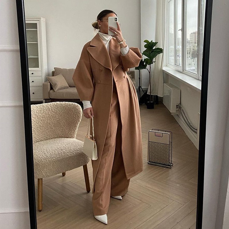 ELIZA - Elegante trenchcoat met dubbele riemen voor dames