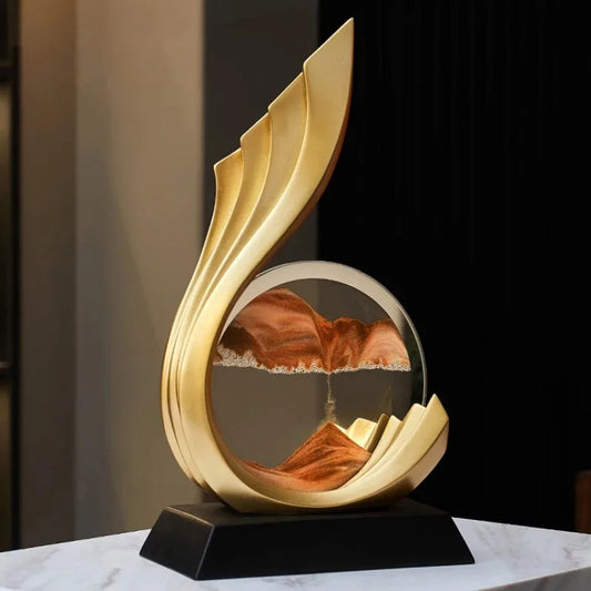 GOLDEN WAVE – Luxe zandloper met gouden details