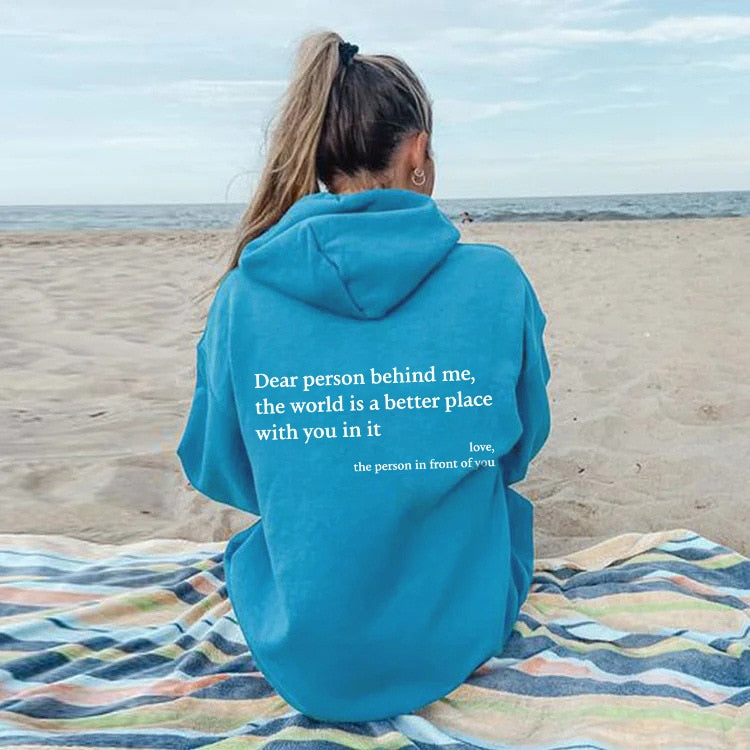 ALEX - Inspirerende unisex statement winterhoodie
