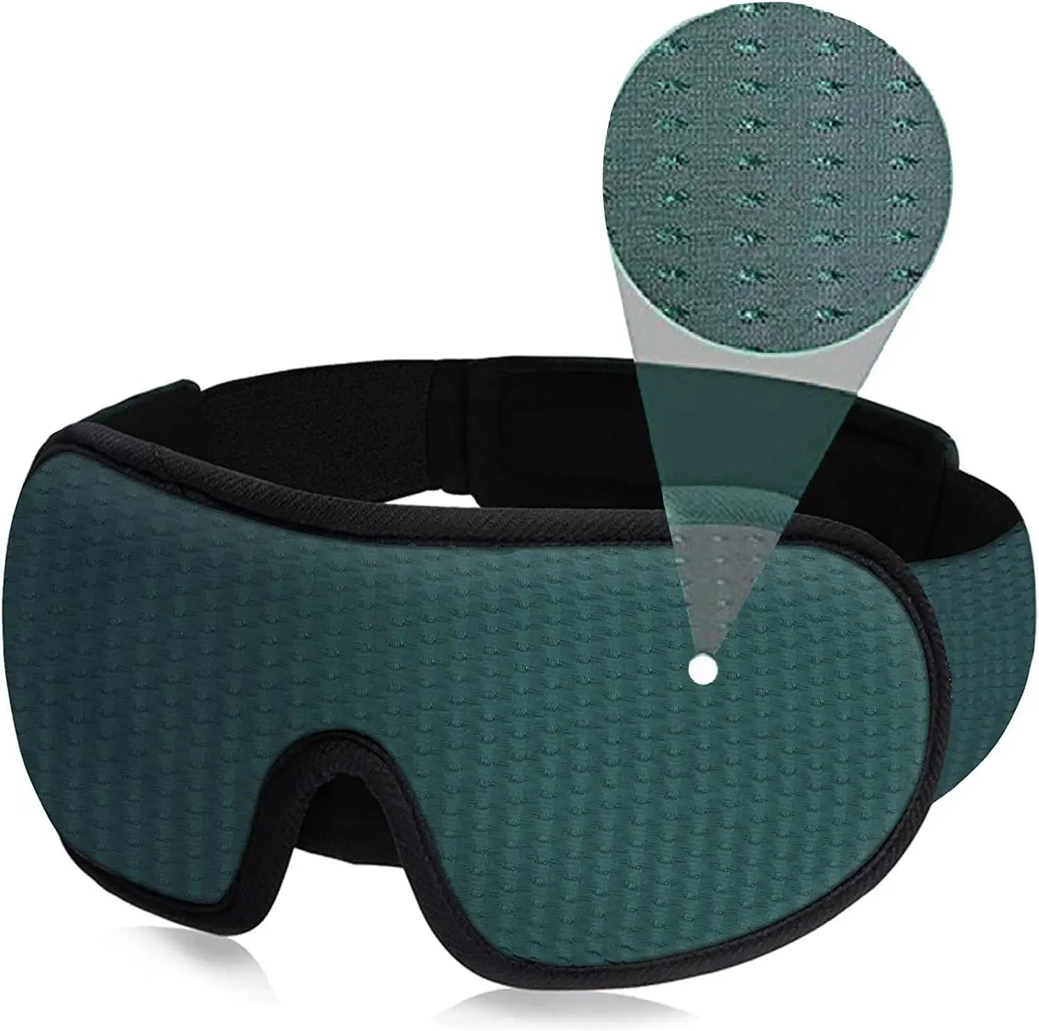 Zachte slaapmasker van ademende stof voor diepe rust – DREAMBLOCK SOFT - Glamorix