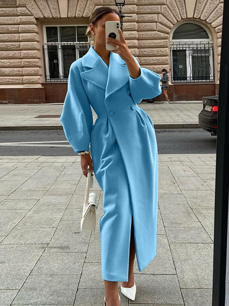ELIZA - Elegante trenchcoat met dubbele riemen voor dames