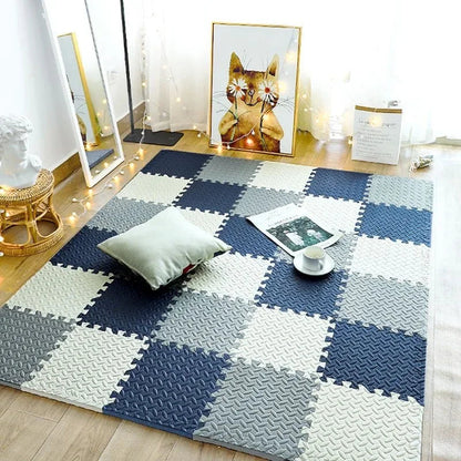 Zachte baby speelmat van foam met puzzelstukken – NUBI PLAYPAD - Glamorix