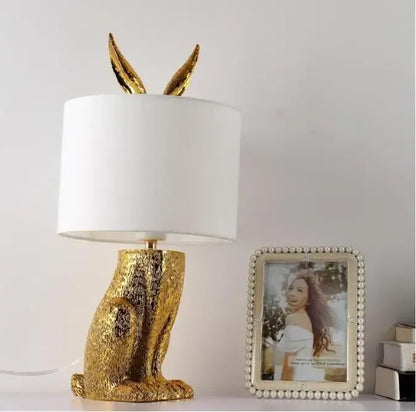 BUNNYLUX - Tafellamp met schattig konijn in Scandinavische stijl