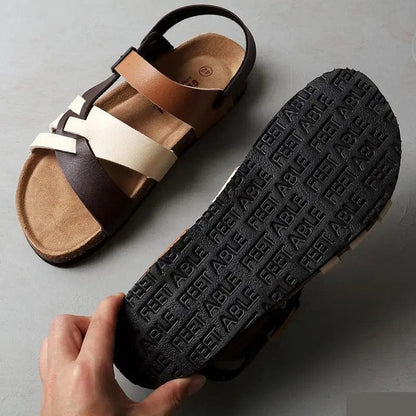 Luxe Orthopedische Heren Sandalen van Echt Leer – MARVÉLON