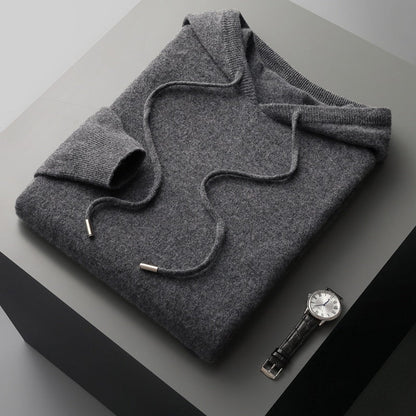 LAYLA - Casual gebreide hoodie met verstelbare trekkoorden