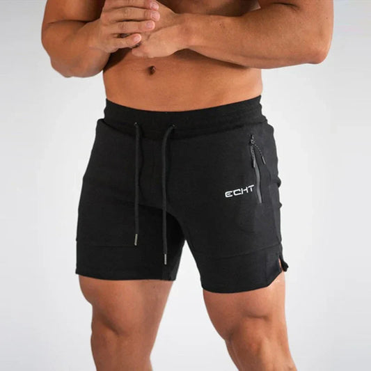 Heren sportshort met ritszakken en verstelbaar trekkoord – NERO MOTIONSHORT - Glamorix