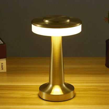 LumiCrest - Klassieke Draadloze Draagbare LED Tafellamp