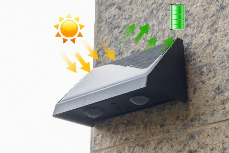 Waterdichte solar wandlamp voor buiten – SUNBEAM SOLAR LIGHT - Glamorix