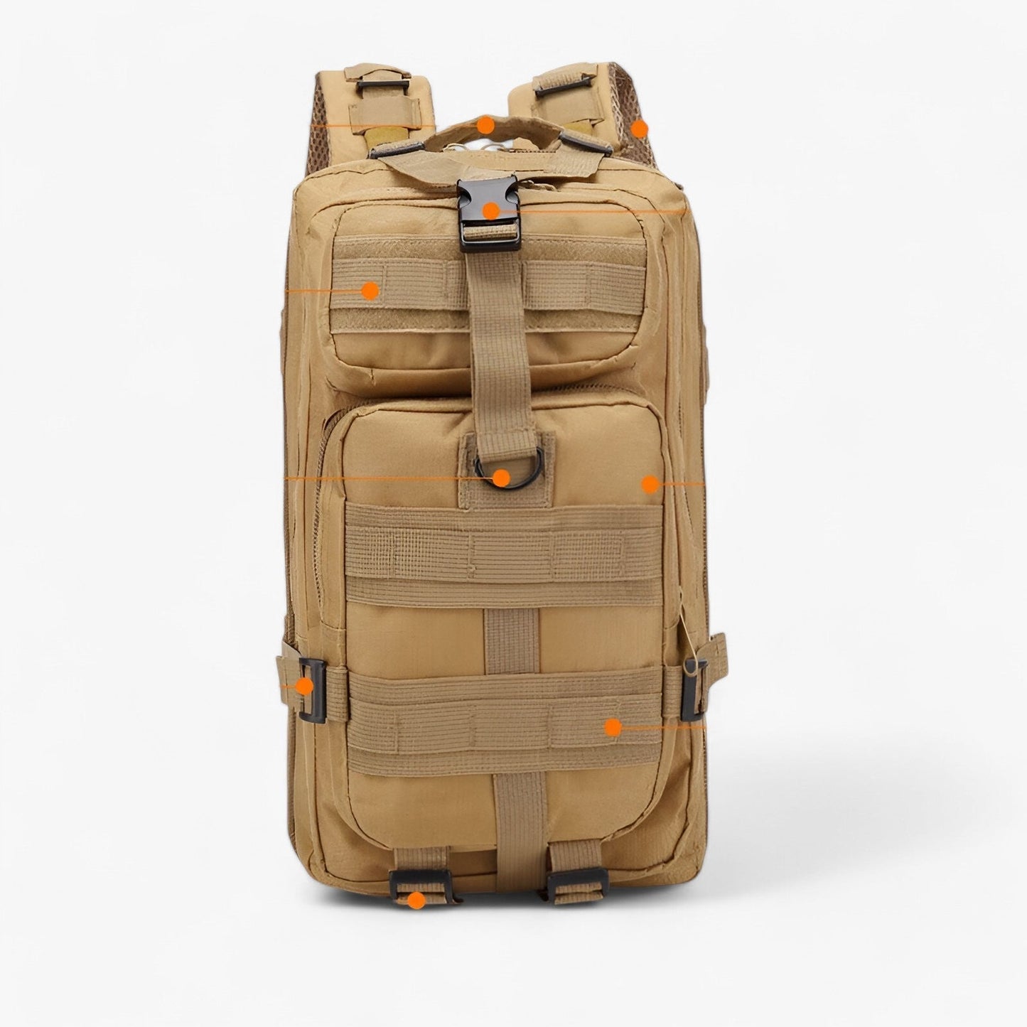 Compacte waterdichte tactical rugzak – StormTrail Raptor - Glamorix