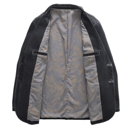 FINN - Vintage denim herenjack met tijdloze uitstraling