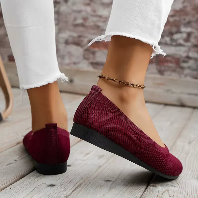 Ademende Antislip Dames Instappers met Stijlvolle Paris Look – ÉLAVINE