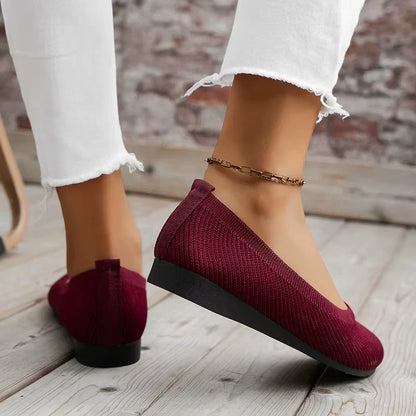 Ademende Antislip Dames Instappers met Stijlvolle Paris Look – ÉLAVINE