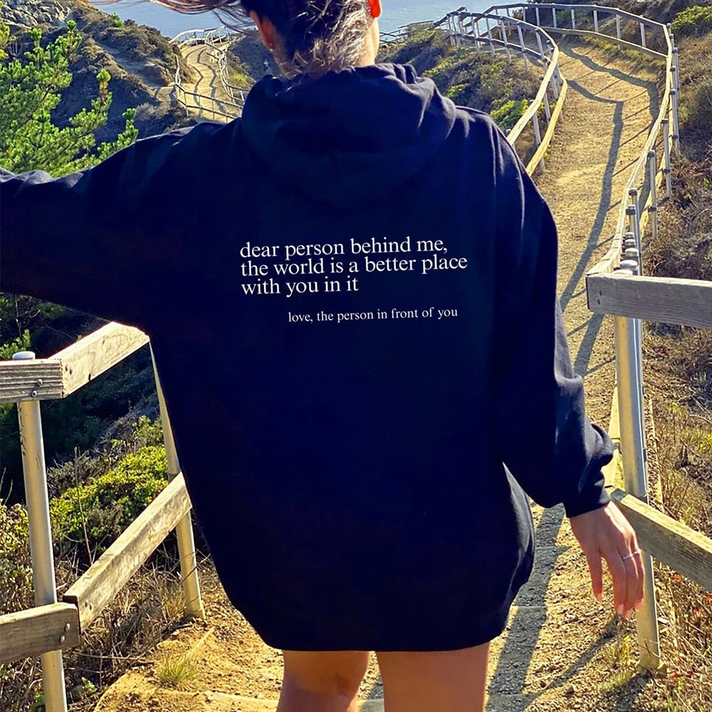 ALEX - Inspirerende unisex statement winterhoodie