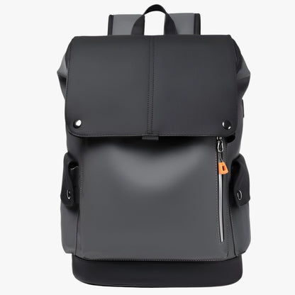 Waterdichte laptoprugzak met USB-oplaadpoort en strak design – NOVARO TechShell - Glamorix