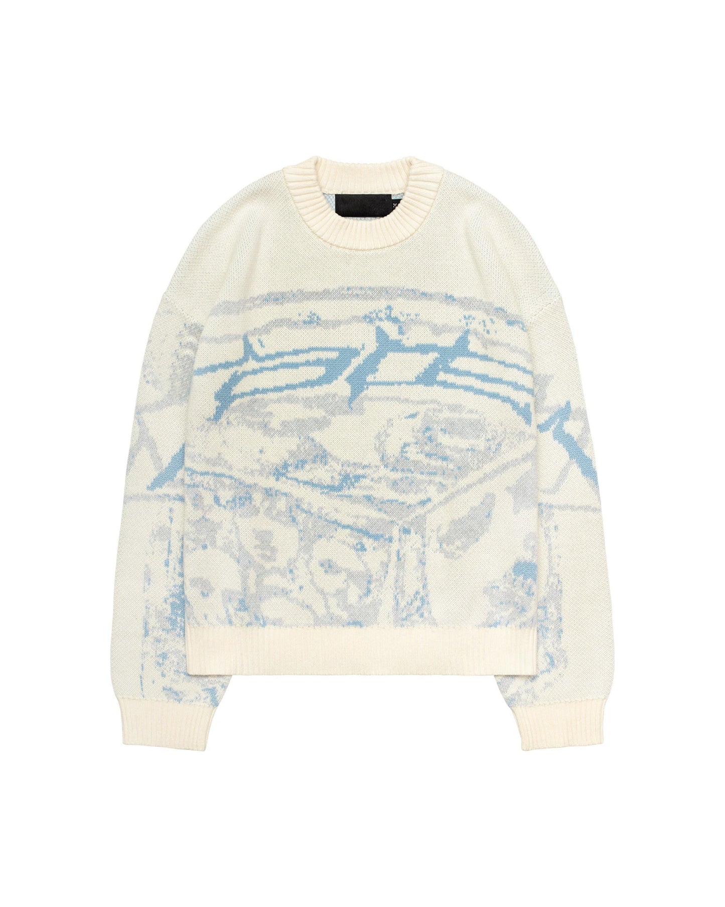 ARIEL - Gebreide trui met grafische print voor dames