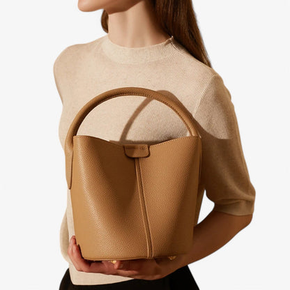 Compacte leren schoudertas voor elke gelegenheid – Levita Luxe - Glamorix