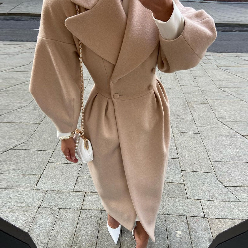 ELIZA - Elegante trenchcoat met dubbele riemen voor dames