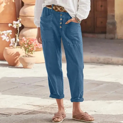 FAYLINN – Relaxed fit damesbroek met moderne flair en subliem draagcomfort