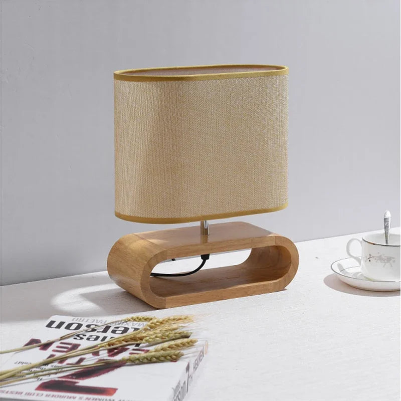 ZENLUX - LED bureaulamp met houtaccenten voor een serene sfeer