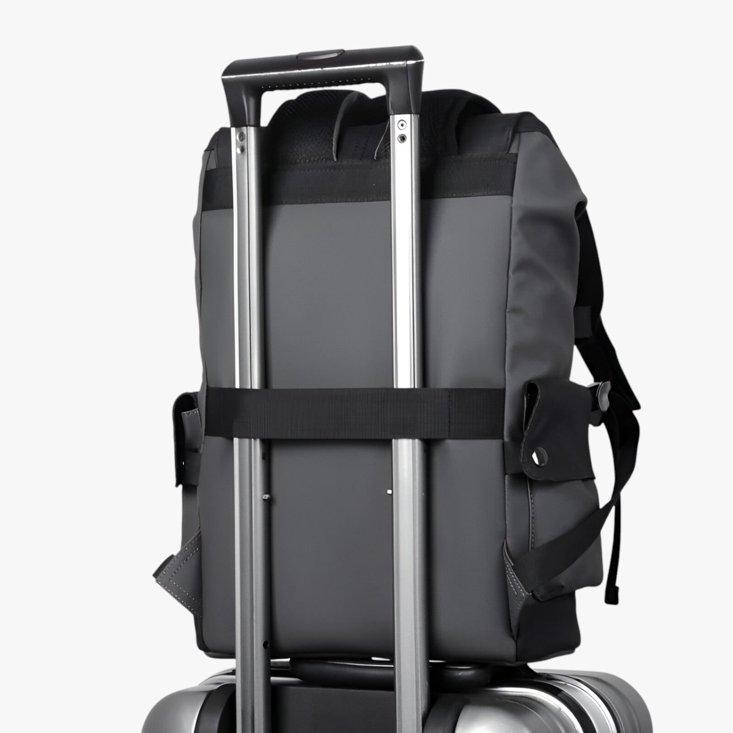 Waterdichte laptoprugzak met USB-oplaadpoort en strak design – NOVARO TechShell - Glamorix