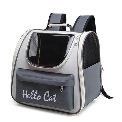 Ademende outdoor kattenrugzak met panoramavenster – PurrGo Explorer - Glamorix